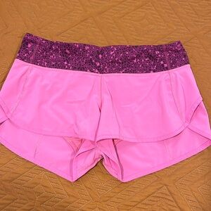 Lululemon Speed Shorts, Pink Paradise